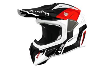 Airoh Helmet Aviator Ace 2 Shield Red gloss S