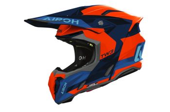 Airoh Helmet Twist 3 Fancy Orange/Blue gloss XS