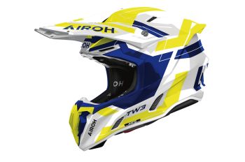 Airoh Helmet Twist 3 Dynasty Blue/Yellow gloss XL
