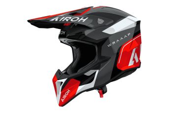 Airoh Helmet Wraaap Conquer Red gloss XXS