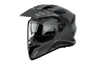 Airoh Helmet Bandit Color dark grey gloss XL