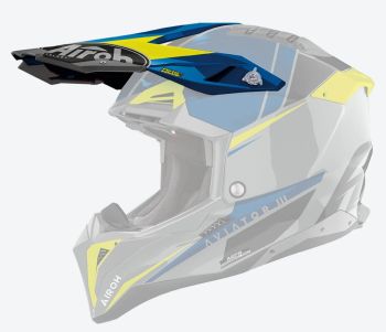 Airoh Aviator 3 Peak Push Blue Gloss