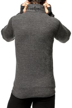 Woolpower Full zip 400 Merino midlayer Jacket grey