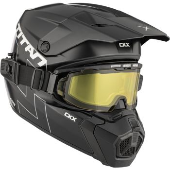 CKX Helmet Titan AMS Matt Black + Goggles 5XL
