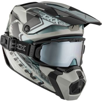 CKX Helmet Titan AMS Concordia Grey Gloss + Goggles