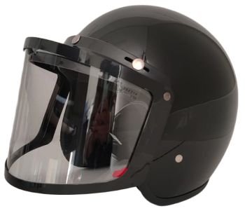 Snowpeople Basic Jet helmet, Double visor, black