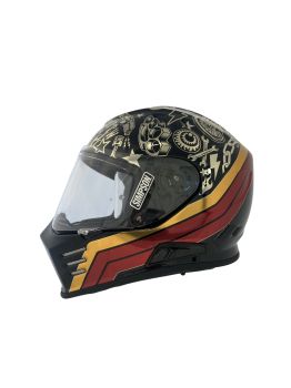 SIMPSON Helmet Venom Tatoo black/chrome M