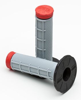 Protaper Grips Tri-Density ½ Waffle Red/Grey