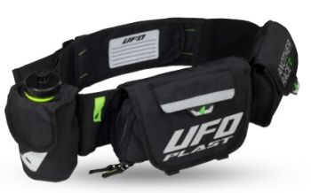 UFO BELUGA waist pack Black whit bottle