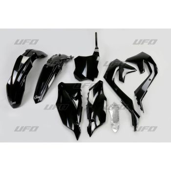 UFO Plastic kit 5-parts Black KX250F 25-.. KX450F 24-..