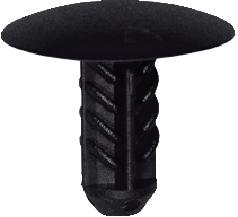 Tüübel Ø 6,7 MM PA 66 BLACK. 25Tk.