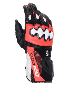 Alpinestars Gloves GP Pro v4 Black/Red Fluo/White