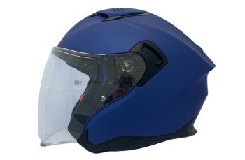 APEX Helmet JI200 Solid metallic blue matt