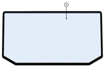 DFK Front glass assembly