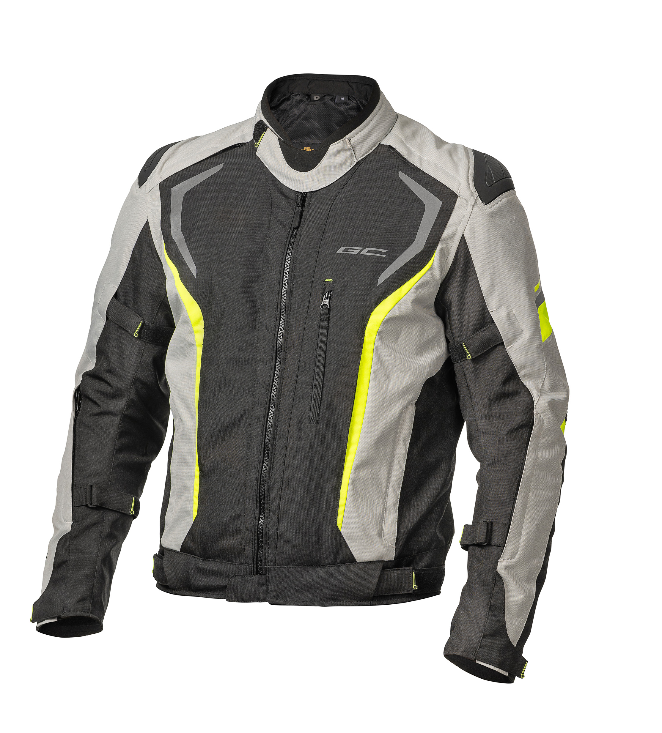 Grand Canyon Bikewear Textile Jacket Malibu Light Grey/Black/Yellow
