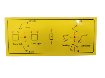 Bronco Stickers joystick functions 77-13000