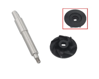 Bronco Waterpump shaft with impeller