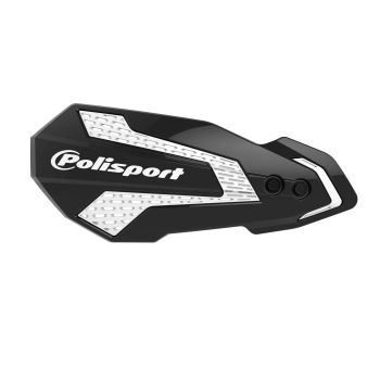 Polisport MX Flow handguard YZ/YZF/WR 08-.. BLACK/WHITE (16)