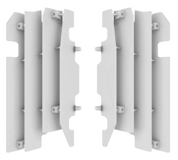 Polisport radiator louvers CR125/250 00-04 White