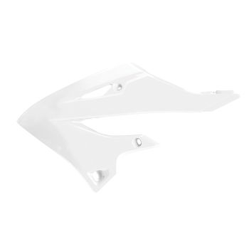 Polisport radiator scoops Yamaha YZ125/250 (22->) white WHITE (10)