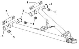Sno-X A-Arm Bushing kit lower Polaris