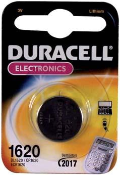 TABLETT-PATAREI, DURACELL, CR1620, 3V