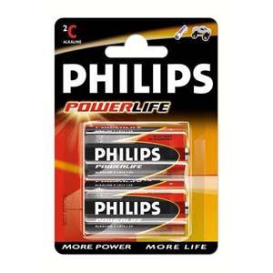 PATAREI, PHILIPS POWERLIFE, LEELISPATAREI, 2TK, 1.5V