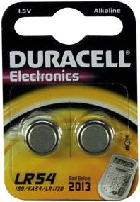 TABLETT-PATAREI, DURACELL, LR54, 1.5V, 2TK