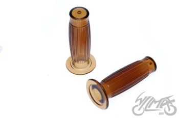 handlebar grip Retro 1"+7/8" BRĄZ Transp.
