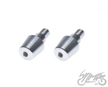 Leistangi raskused/otsa korgid - hõbedased, Yamaha m16x1.5