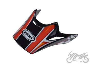 Nokk, off-road kiivrile, aj032, punane/must