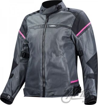 KURTKA LS2 RIVA LADY BLACK DARK GREY PINK XXL