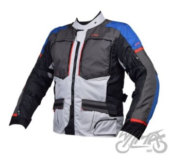 LS2 NORWAY MAN JACKET BLUE BLACK GREY RED M