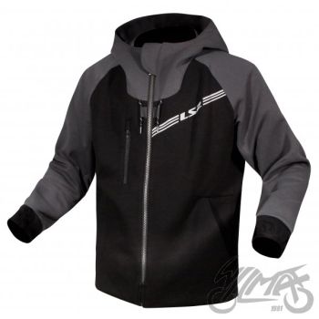 KURTKA LS2 THROTTLE MAN JACKET BLACK DARK GREY L