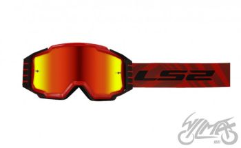 GOGLE LS2 CHARGER PRO CZERWONE