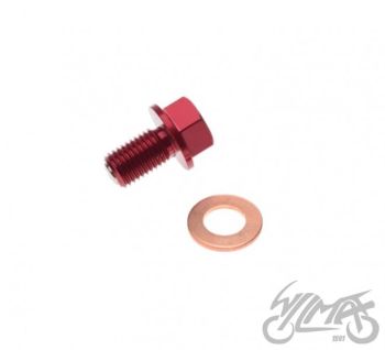 Õli väljalaske polt (magnetiseeritud) M10x16,8mm