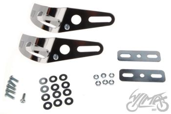 Tuuleklaasi kinnitused, metallist, kroomitud