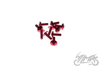 Polt, alumiinium, punane 6x20, 10tk pakis