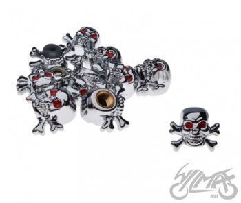 Ventiilikork pealuuga, kroomitud (10tk)