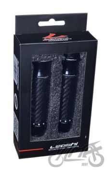 Gripid 22/24mm, rullgaasile Leoshi 656 - must/carbon