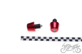 Leistangi raskused/otsa korgid 05/36mm - punased, B-grade