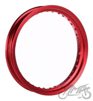 Velje võru 17"x2,50 36 kodarat, alumiinium punane