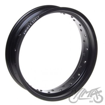 Velje võru 17"x4,25 36 kodarat, alumiinium must