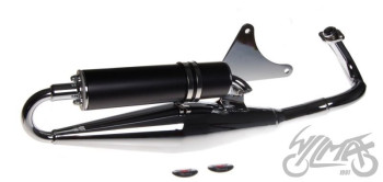 Summuti komplekt VM MOTOR, Piaggio Typhoon 50, kroomitud