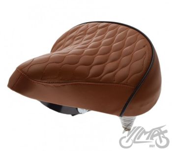 Jalgratta sadul, pruun, 260 x 240 mm