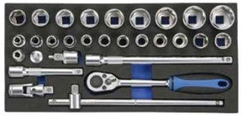 Padrunikomplekt 1/2" , 29-osa