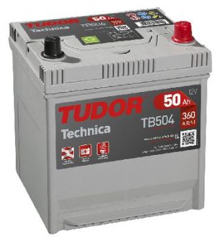 TUDOR 50AH 360A 200X173X222 TECHNICA