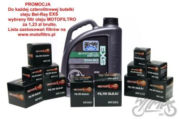 BEL-RAY EXS SYNTH. OIL ESTER 4T 10W-50 4L