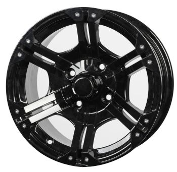 BSK Wheel 14x7 4/110 4+3 Black