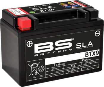 BS Battery BTX9 (FA) SLA - Sealed & Activated